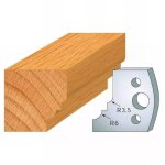 Jeu de 2 fers profil�s acier ht 40 x 4 mm - n�019 1 / 4 de rond � talon - outil de menuiserie - diamwood ...