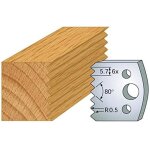 Diamwood jeu de 2 fers profil�s acier ht 40 x 4 mm - n�077 bouvetage - 40 mm - 40 mm - outil de menuiserie ...