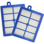 Jeu de 2 filtres hepa de remplacement compatibles avec les aspirateurs electrolux philips
