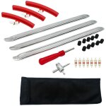 Jeu de 26 d�monte - pneus - 30 cm - avec 3 protections de jante - outil de montage pour moto, v�lo, voiture, ...