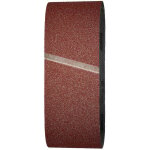 Lot de 3 bandes abrasives pour bois et m�tal, pour ponceuse � bandes - dimensions 76 x 457 mm - grain ...