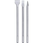 Jeu de 3 burins pour marteaux perforateurs � mandrin sds - max (3 pi�ces, pour tous les marteaux perforateurs ...