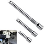 Jeu de 3 rallonges pour cl� � cliquet 1 / 4, 3 / 8 et 1 / 2 pouces pour cl� � cliquet manuelle