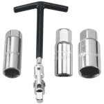 [jamais utilis�] jeu de 4 cl�s � bougie d'allumage 16 / 18 / 21 mm, cl� � bougie universelle pour voiture ...