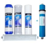 Jeux 4 filtres + membrane 75 gpd osmose inverse nt03