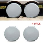 Jeu de 4 housses de pneus pour camping - car - diamtre 73cm pour remorques, camping - cars, voitures, ...