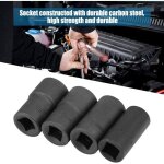 Jeu de 5 douilles pour �crous de roue, extracteur de goujons, douilles de 17 mm, 19 mm, 21 mm et 22 mm ...