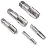 Jeu de 5 fili�res et tarauds bsp 55� g1 / 8 � g3 / 4 pour r�paration de raccords filet�s