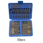 Jeu de 50 embouts extra longs, 75 mm, torx star, hexagonaux, carr�s etc.