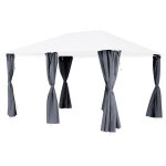 Hesperide - rideaux pour tonnelle santorini et thira ardoise 4x3m en polyester - hespéride Hesperide - rideaux pour tonnelle santorini et thira ardoise 4x3m en polyester - hespéride