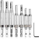 Jeu de 8 forets � charni�re auto - centreurs, jeu de 7 forets de centrage, jeu de 1 foret � bois avec ...