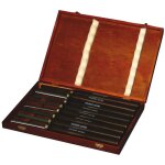 Jeu 8 pcs gouges ciseaux de tournage pour bois tour holzmann h8tlg