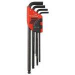Jeu de 9 cles males extra - longues 6 pans - 83s. jp9alpf - ce produit de marque est neuf. - facom