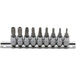 Jeu 9 douilles a embouts torx males perces resistorx t10 à t50 pour cliquet 1 / 4 Jeu 9 douilles a embouts torx males perces resistorx t10 à t50 pour cliquet 1 / 4