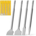 Jeu de burins sds 4 pièces, 250 mm, jeu de burins (comprend 1 burin plat, 1 burin à carrelage, 1 burin ... Jeu de burins sds 4 pièces, 250 mm, jeu de burins (comprend 1 burin plat, 1 burin à carrelage, 1 burin ...