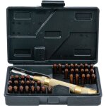 Bgs technic ? jeu de chiffres � frapper 36 - en - 1 ? marquage pr�cis sur aluminium, acier inoxydable ...