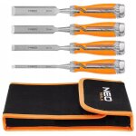 Neo - jeu de ciseaux 6, 12, 18, 24 mm, manche bi - matire, en coffret tools - 37 - 900