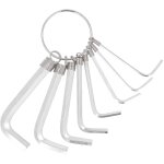 Jeu de cls 6 pans, jeu de 8 cls hexagonales mtriques 1. 5 2 2. 5 3 3. 5 4 5 6mm, outil  main d'artisan ...