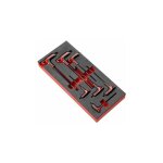 Jeu de cl�s torx 89 tx 10 mm, 15 mm, 20 mm, 25 mm, 27 mm, 30 mm, 40 mm 7 pi�ces facom prix pour 1 )