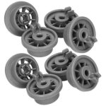 Jeu complet universel de 8 roulettes pour panier inf�rieur pour lave - vaisselle, compatible avec les ...
