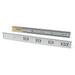 Jeu de coulisses � billes pour tiroirs � sortie totale, fermeture amortie, hauteur 45mm, longueur 400mm, ...