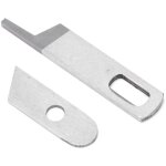 Jeu de couteaux pour surjeteuse singer - lame supérieure 412585 & lame inférieure 550449 - compatible ... Jeu de couteaux pour surjeteuse singer - lame supérieure 412585 & lame inférieure 550449 - compatible ...