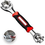 Jeu de douilles 52 en 1 professionnel - cl  cliquet rversible 360 avec douille rapide & poigne ergonomiqu ...