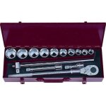 Jeu de douilles et accessoires oc - pro pour poids lourds, 3 / 4, 6 pans, de 22 � 50