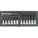 Proxxon - jeu de cl�s � douilles sp�ciales pour vis � denture multiple xzn, 18 pcs.