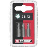 Jeu de douilles facom s�rie 1, torx t30, 3 pi�ces