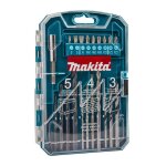 Jeu d'embouts de perage et de vissage 22 pices makita p - 44002