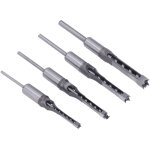 Jeu de forets carr�s pour le travail du bois, hss r�sistant � l'usure 1 / 4in 5 / 16in 3 / 8in 1 / 2in ...