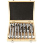 Jeu de forets h�lico�daux hss blancs, 8 pi�ces, grand traitement thermique industriel