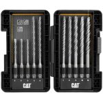 Jeu de forets sds plus cat da03901, 10 pi�ces, acier au chrome - vanadium