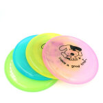 Jeu de frisbee frisbi pour chiens jeu chiens pour plage campagne color� 20 cm