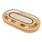 Paris prix - jeu interactif pour chat 'griffoir & tunnel' 45cm naturel