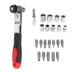 Jeu de m�ches torx, kit de douilles de mors torx star extra - longues pour lecteur m�canique, 23pcs