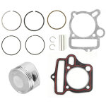 Jeu de piston 125cc avec segments et joints pour moteur loncin lifan - pi�ces atv, kart et moto
