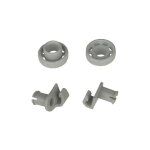 Jeu de roulettes + 2 axes panier sup pour lave vaisselle bosch