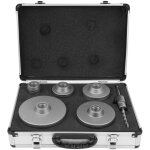 Jeu de scies cloche 6 pi�ces, ouvre - trous pour b�ton, ciment, brique, forets muraux 40 � 125mm