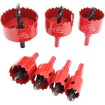 Jeu de scies cloches, 7 pièces, forets universels de 22 à 6, 35 cm, fraises hss avec rebord pour bois, ... Jeu de scies cloches, 7 pièces, forets universels de 22 à 6, 35 cm, fraises hss avec rebord pour bois, ...