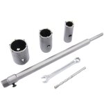 Jeu de scies cloches , forets sds plus pour bton de 30 mm, 40 mm, 50 mm et 350 mm avec rallonge et pointe ...