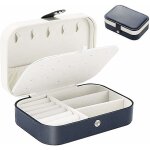 Jewelry stockage cas, cuir coffret � bijoux, voyage organisat de jewelry stockage, petite bo�te de rangement ...