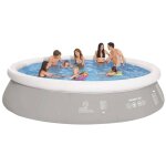 Jilong piscine ronde gonflable gris 450 x 122 cm