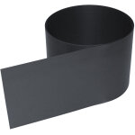 Jiubiaz brise - vue jardin pvc rigide gris anthracite 30 bandes 2, 5x0, 19 m pour grillage panneau double ...