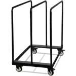 Jiubiaz chariot porte - plaques chariot de transport 115 x 56 x 119 cm jusqu'� 1000 kg orange avec sangles ...