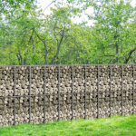 Jiubiaz gabion gabions en pierre 100x30x30cm lot de 2 paniers en pierre galvanis�s � chaud avec 8 crochets ...