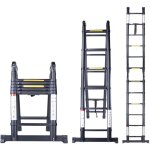 Chelle t�lescopique marchepieds escamotables avec stabilisateur ladder pliable et d�ployable charge maximale ...
