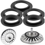 Joint bonde evier, 6 paquets � ext�rieur 54 mm, � int�rieur 32 mm cuisine baignoire bonde lavabo joint ...