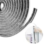 [jamais utilis] joint brosse porte coulissante, 9 mm(b) x 9 mm(d) x 5 m(l) joint porte adhsif, bande ...